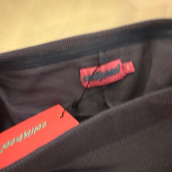 NWT Edikted Lizzy Foldover Waffle Shorts Navy XS - Picture 8 of 8